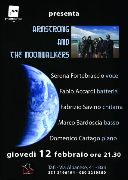 Mordente live presenta Armstrong & the Moonwalkers