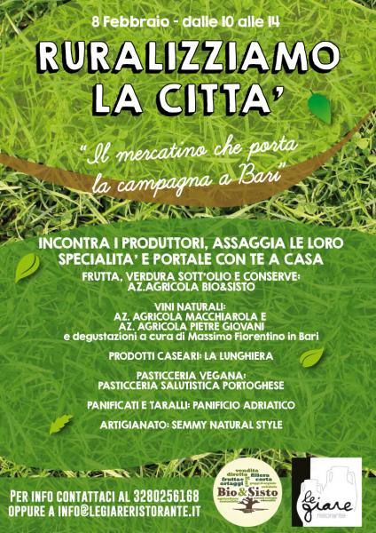 Ruralizziamo la città - Il mercatino che porta la campagna in città