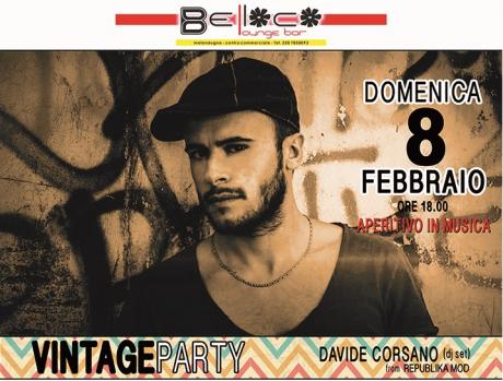 Vintage Party con Davide Corsano all'aperitivo domenicale del Belloco di Melendugno