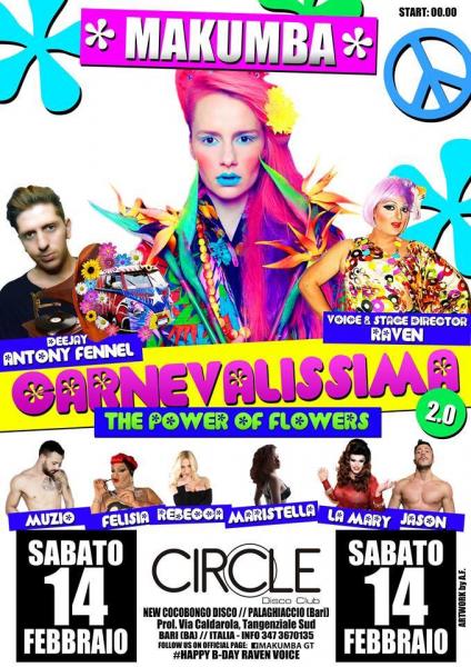 CARNEVALISSIMA 2.0 COCOBONGO Disco BARI