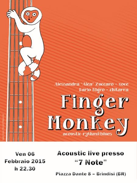 Finger Monkey  in acoustic Rythm&Blues