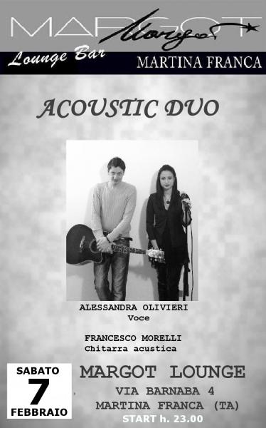 Musica dal vivo al MARGOT: Acoustic Duo