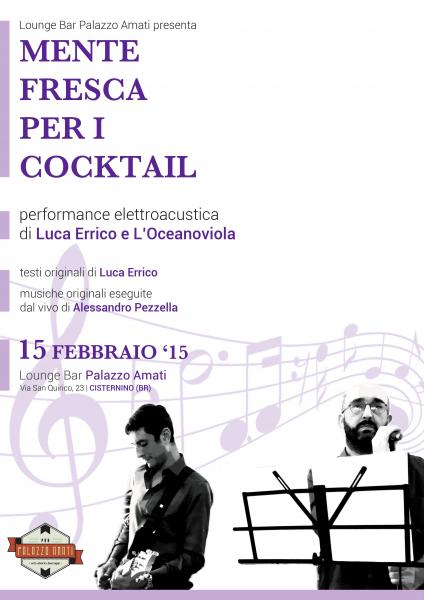 Luca Errico e L’Oceanoviola in Menta Fresca per i Cocktail
