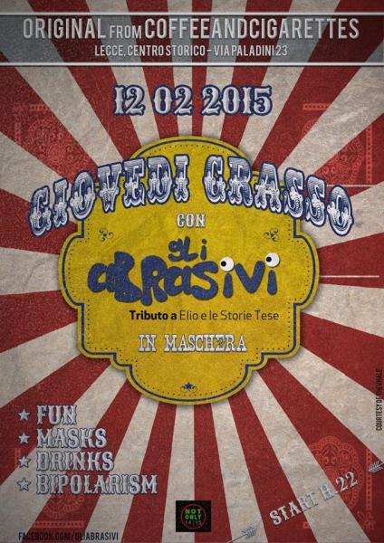 Bipolari, Monopolari e Tripolari, Siete Tutti Invitati Alla Festa Piu' Strampalata, Equivoca e Grassa Dell'anno!i!