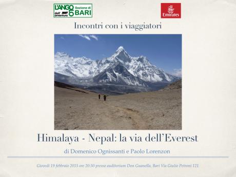 Incontri con i viaggiatori: Himalaya - Nepal: La via dell'Everest