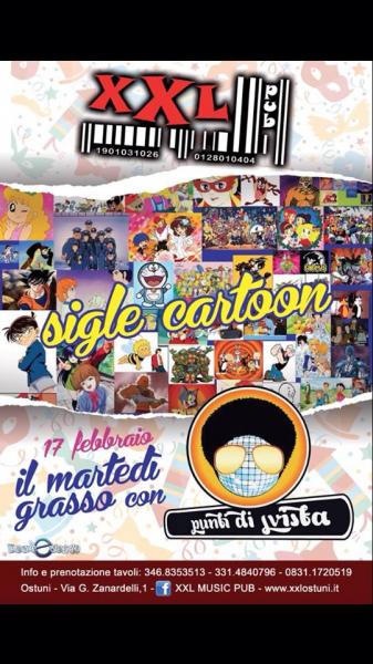 Martedi Grasso con i Punti di Svista & Sigle Cartoon Party live & dj Set