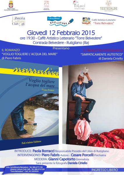 "VOGLIO TOGLIERE L' ACQUA DEL MARE" - Presentazione del libro di Piero Fabris