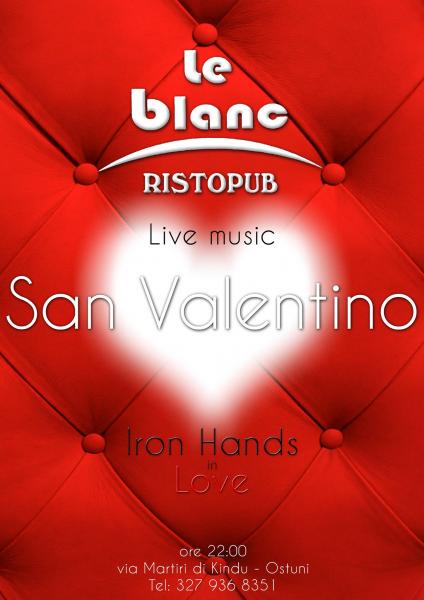 Iron Hands in Love (musica dal vivo e cena, per coppie, famiglie e comitive)