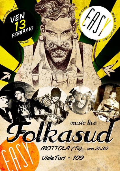 Folkasud live in "Falsi d'Autore" @ Easy Spaghetteria