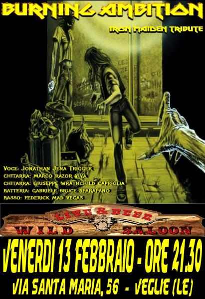 BURNING AMBITION (Iron Maiden Tribute) Live