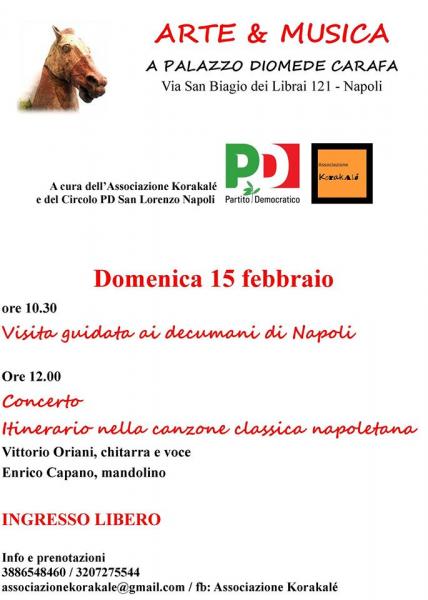 Arte e Musica a Palazzo Diomede Carafa