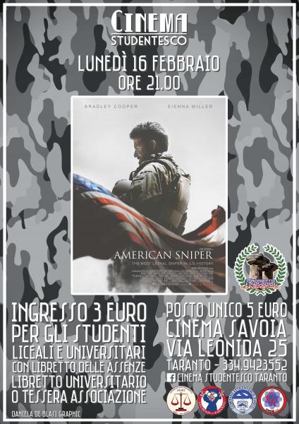 "American Sniper" in rassegna al Cinema Savoia
