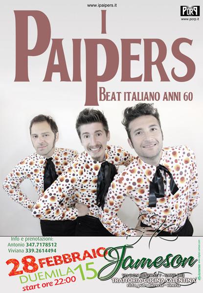 Party anni 60 con i Paipers