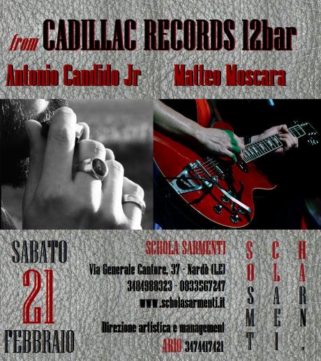 Antonio Candido Jr e Matteo Moscara (dei Cadillac Records 12bar) in live acustico