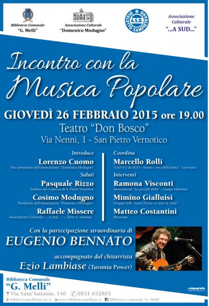 Incontro con la musica popolare