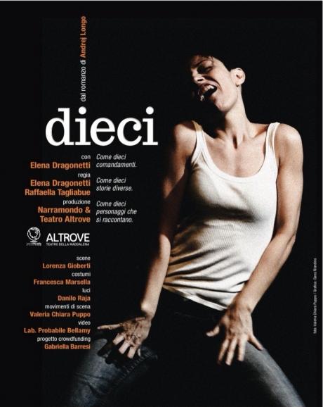 Primo appuntamento nazionale per la Stagione Teatrale di Gallipoli: ELENA DRAGONETTI IN SCENA AL GARIBALDI CON "DIECI"
