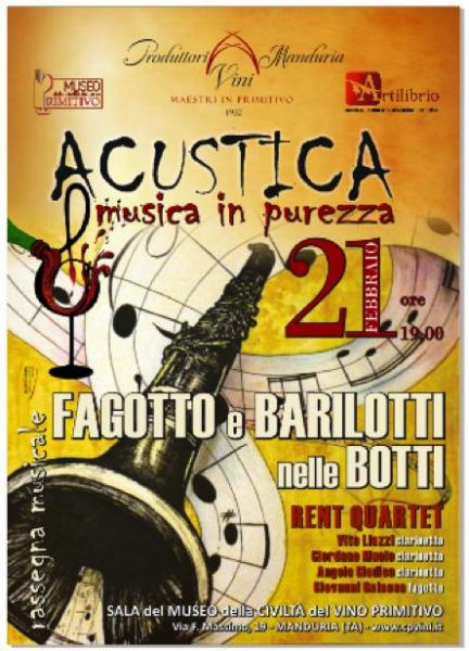 Acustica, musica in purezza