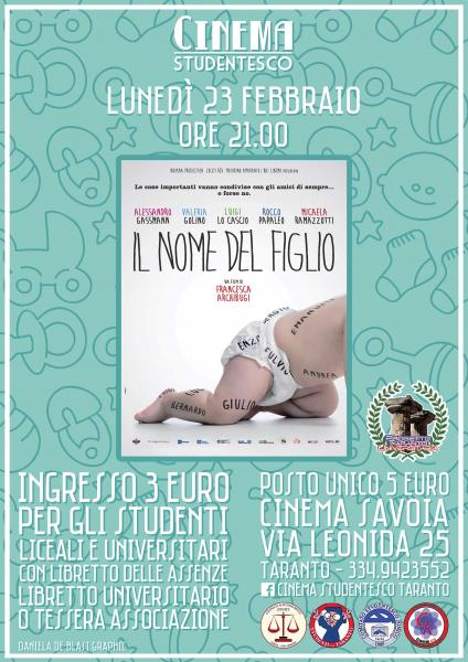 "Il nome del figlio" in rassegna al cinema Savoia