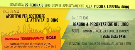 Aperitivo di Tesseramento & Reading dal libro di Velia Delle Fave