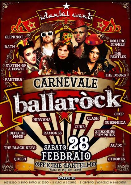Carnevale Ballaròck alle Officine Cantelmo, Lecce