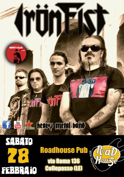 Irön Fist live at Roadhouse Pub, Collepasso (LE)