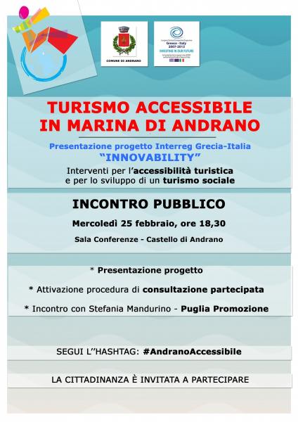 Andrano Diventa Accessibile: il Turismo per Tutti