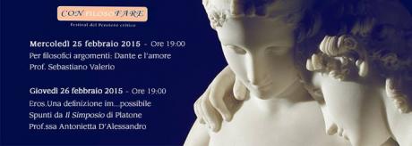 CONfilosoFARE ["Dante e l'Amore" e "Il Simposio di Platone"]