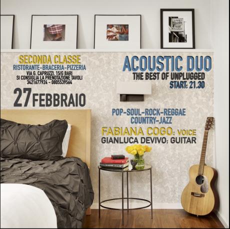 Acoustic Duo - The Best of Unplugged - Fabiana Cogo&gianluca de Vivo in  Seconda Classe