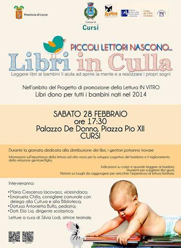 “LIBRI IN CULLA” Piccoli lettori nascono…