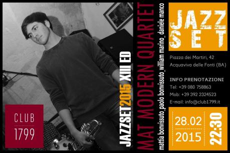 Mat Modern Quartet - Jazzset 2015