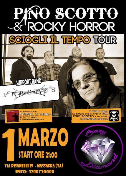 Sciogli il Tempo Tour Pino Scotto & Rocky Horror live at Crazy Diamond