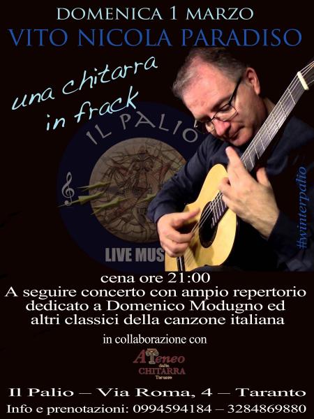 Una Chitarra in Frack – Vito Nicola Paradiso in concerto