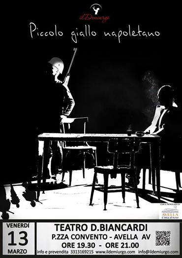 evento teatrale "Piccolo giallo napoletano"