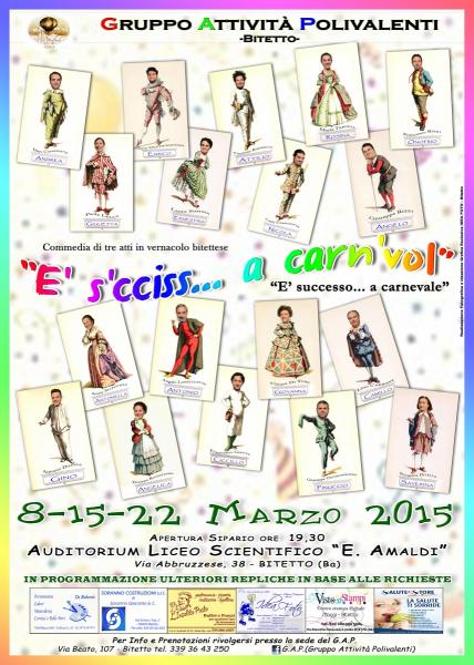 E' S'cciss... a Carn'vol