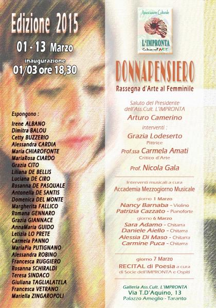 DONNAPENSIERO Edizione 2015