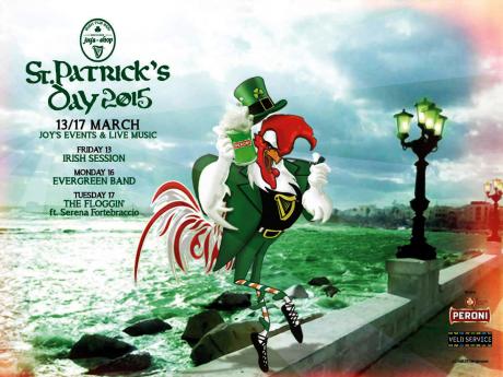 St. Patrick's Day 2015 Celebration 13/17 marzo 2015 @Joy's Pub