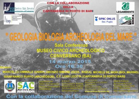 Geologia Biologia Archeologia del Mare