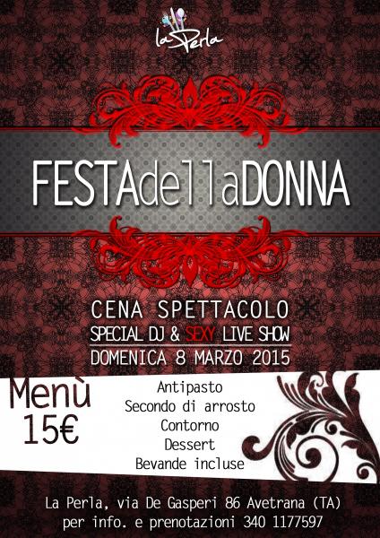 Festa della Donna, sexy live show