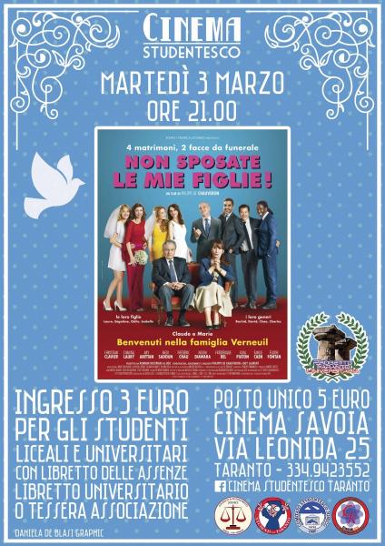 "Non sposate le mie figlie!" in rassegna al Cinema Savoia