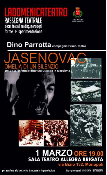 DINO PARROTTA in JASENOVAC - OMELIA DI UN SILENZIO