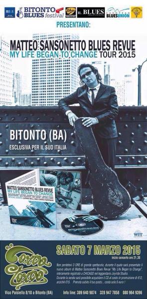 Matteo Sansonetto Blues Revue al Corvo Torvo