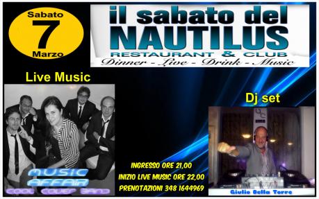 Il Sabato del Nautilus: live music & dj set