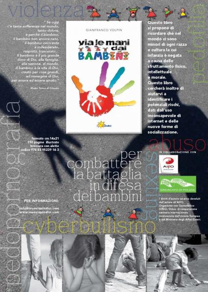 Presentazione del Libro "Via le mani dai bambini" di Gianfranco Volpin