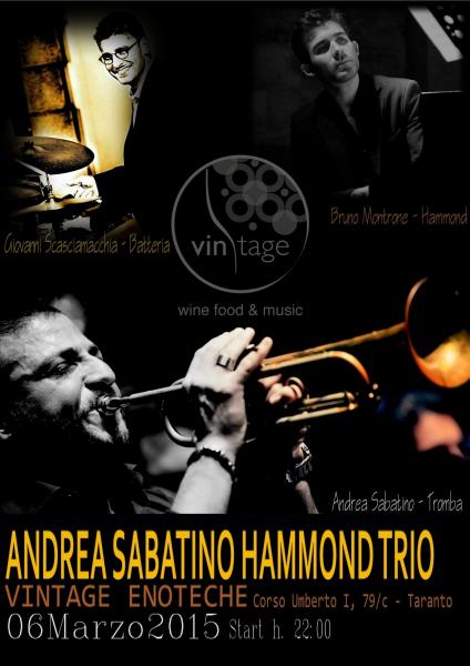 "Live"nerdi' al Vintage - Andrea Sabatino Hammond Trio