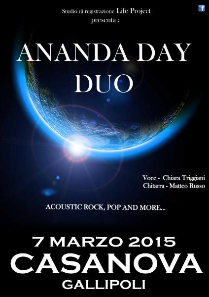 Ananda Day Duo al  Casanova di Gallipoli