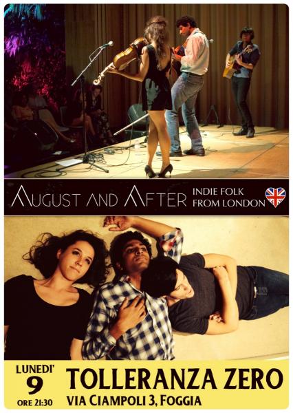 Indie.Folk.Night - AUGUST&AFTER (London-Uk)