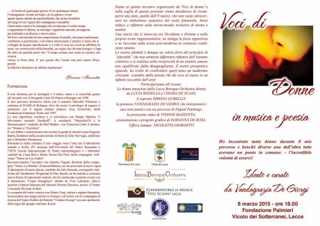 Voci di Donne in Musica e Poesia