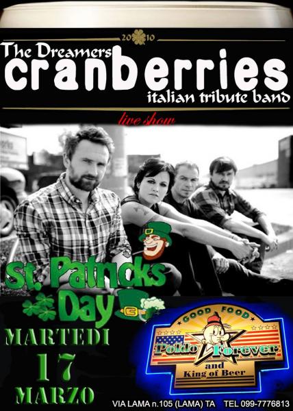 Festa di St.Patrick da Poldo con i Dreamers (Cranberries tribute band)