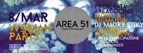 Woman Party con musica, animazione e spettacolo sexy. Ecco la "festa della Donna" dell'Area51