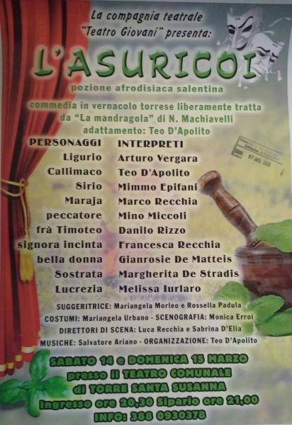 L'Asuricoi (pozione afrodisiaca salentina)
